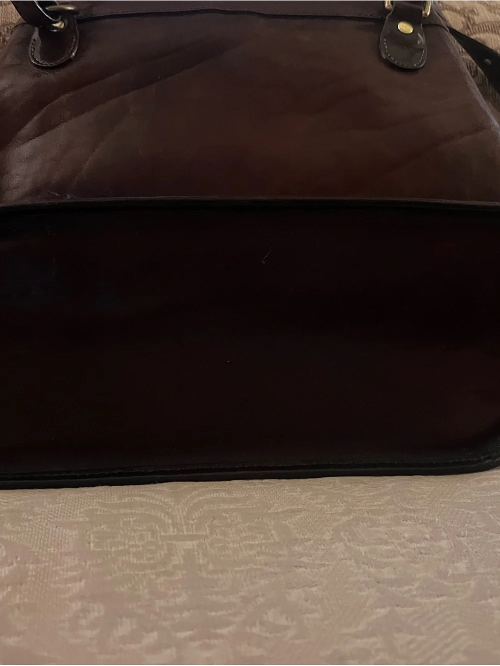 Brahmin structured leather